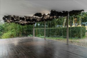 Sonia_E_Barrett_<em>Sky</em>, 2020, installation view, Villa Romana, Florence; photo: OKNOstudio
