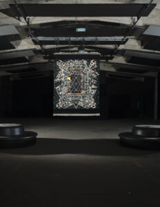 Air Abraham, 2011, Hand-knotted woolen carpet, 340 x 270 cm